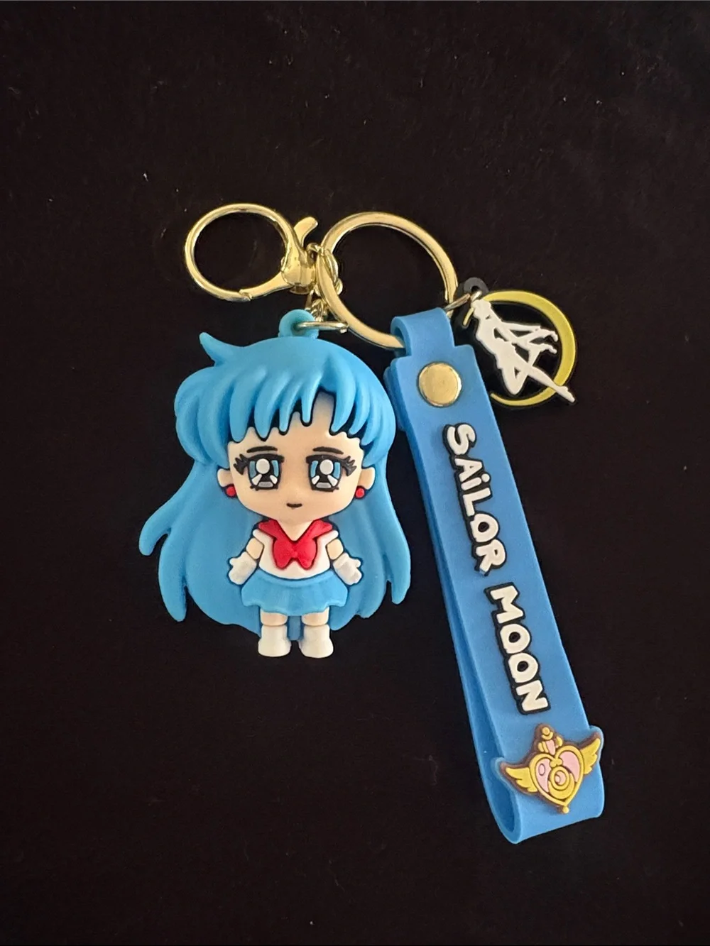 Sailor Moon Sailor Mercury Keychain Bag Charm- Blue